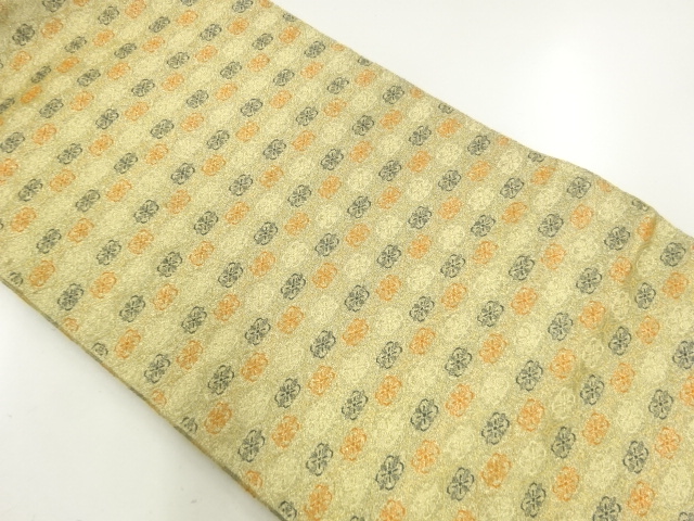JAPANESE NAGOYA OBI / WOVEN FLOWER